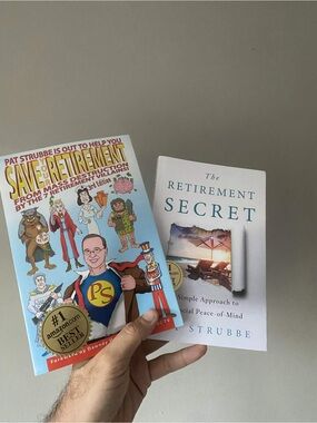 Save Your Retirement + The Retirement Secret by Pat Strubbe  2 Book Lot